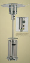 Stainless Steel Patio Heater for $90.00 each.