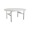 5 ft 
						Commercial Round Table for $15.00 each.